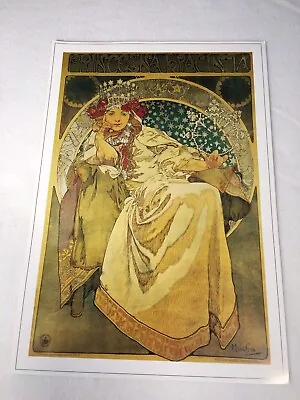 Princess Hyacinth Alphonse Mucha Poster Print Reproduction Art Nouveau 17 X 12  • $25