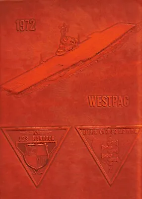 ☆ Uss Hancock Cva-19 Vietnam Deployment Cruise Book Year Log 1972 - Navy ☆ • $389