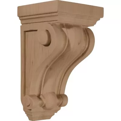 Ekena Millwork CORW04X04X07DERW Devon Traditional Wood Corbels 4W X 4D X 7 1/2H • $53.74