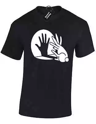 Rabbit Shadows Mens T Shirt Funny New Quality Design  Hipster Tee • £8.99