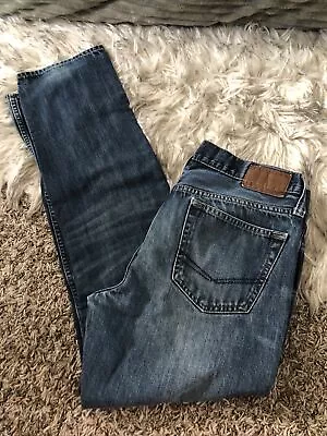 Bull Head Gravels Jeans Mens 30X32 Black Slim Fit Mid Rise Denim  • $14