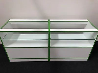 Shop Display Counters Glass Counter Shelvings Unit  Register Stand  • £599.99