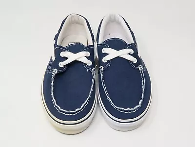 Vans Women Boat Shoes Zapato Del Barco Navy Blue Sneakers 0XC3NWD #3108 • $22