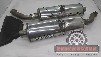 04-06 R1 Full Exhaust System Micron Pipes Mid Muffler Mid Y Slip On Slipon Dent • $180.49