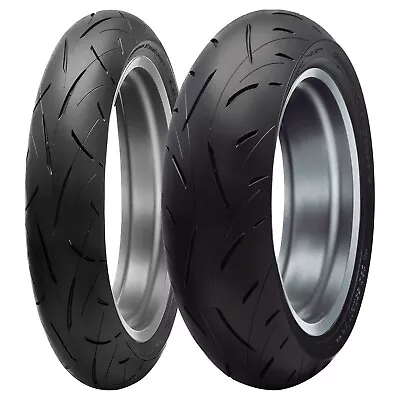 $215.21 • Buy Dunlop 120/70ZR17 190/55ZR17 Sportmax Roadsport 2 Motorcycle Tire Set