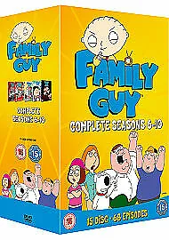 Family Guy: Seasons 6-10 DVD (2011) Seth MacFarlane Cert 15 15 Discs Great Value • £5.70
