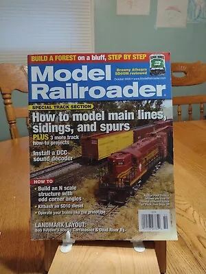 Model Railroader Magazine: October 2008 (RRR8).  • $1.75