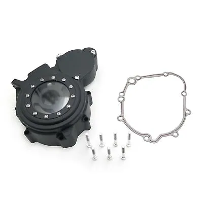 Black Left Engine Stator Cover See Thru For Suzuki 06-24 GSXR 600 750 Gasket Cle • $75.59