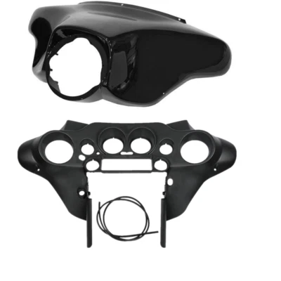 Chrome Fairing Mount Rearview Mirrors For Harley Touring Electra Street Glide 1996-2013 – Wide Angle