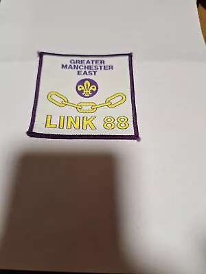 Greater Manchester East Link 88 Scout Badge (1988) • $1.25