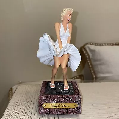 MARILYN MONROE 9  MUSICAL Figurine  Sentimental Journey LE 1355/7500 PSC COA '00 • $69.99