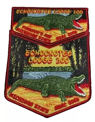 Boy Scout OA 200 Echockotee Lodge 2006 NOAC Flap Set • $10