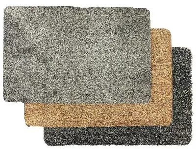 Magic Clean Step Door Mat Super Absorbent Entrance Doormat Non Slip Mats 70x45cm • £9.79