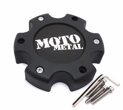 Moto Metal Matte Black Center Cap 5.75 OD Closed For MO956 MO955 MO951 845L145S2 • $25