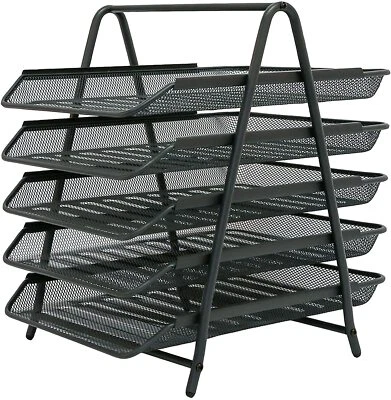 £18.95 • Buy OSCO Mesh 5 Tier Tray - Graphite,5TT-GTE
