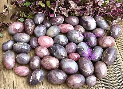 Wholesale Lot 2 Lbs  Natural Purple Rose  Quartz Tumble Stone  Healing • $43