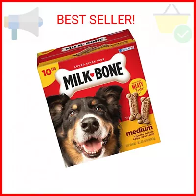 Milk-Bone Original Dog Biscuits Medium Crunchy Dog Treats 10 Pound • $20.56