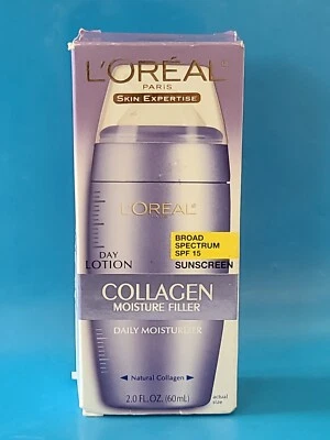 $18.99 • Buy L'OREAL • COLLAGEN • MOISTURE FILLER • DAILY MOISTURIZER  2 FL OZ ( 60mL) BOXED 