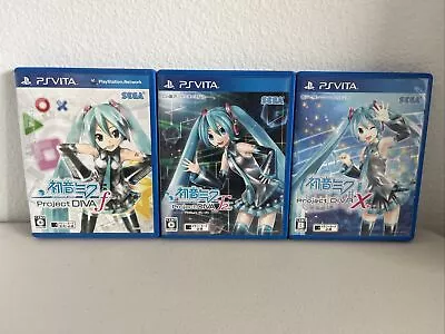 PS Vita - Miku Hatsune Project DIVA F F 2nd SET - Japanese - US SELLER • $29.95