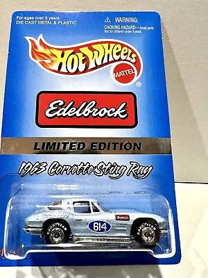 1997 Hot Wheels Edelbrock 1963 Corvette Sting Ray Limited Edition ULTRA RARE • $64