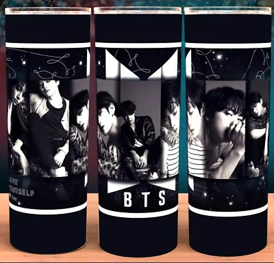 BTS KPOP Korean Pop Music Group Cup Mug Tumbler 20oz • $19.95