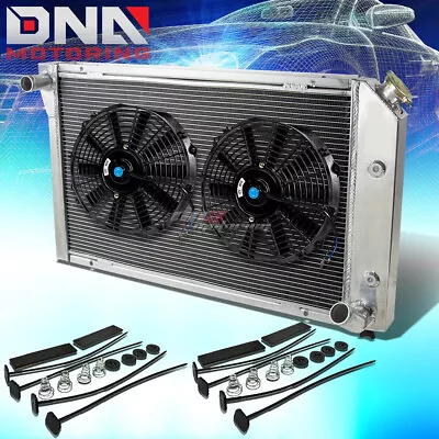 For 77-82 Chevy Corvette V8 5.7l/5.0l 3-row Full Aluminum Racing Radiator+x2 Fan • $145.93