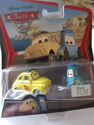 Disney Pixar Cars 2 Diecast Luigi & Guido  NEW BOXED • £9.99