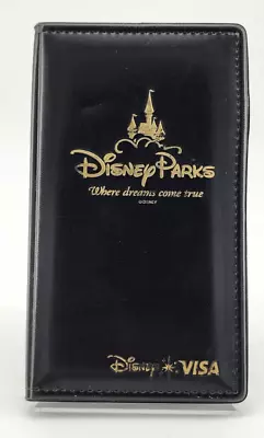 Walt Disney World Disney Parks Check Holder Receipt Folder Credit Card Visa • $24.99