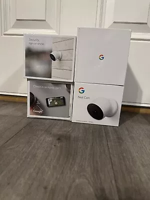 Google Nest Cam Indoor/Outdoor Surveillance Camera - Snow Pack Of 1 • $119.99