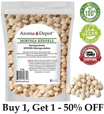 1 Lb. Moringa Oleifera Seeds KERNEL 1450 Shelled Granos Semilla De Moringa Bulk • $18.90