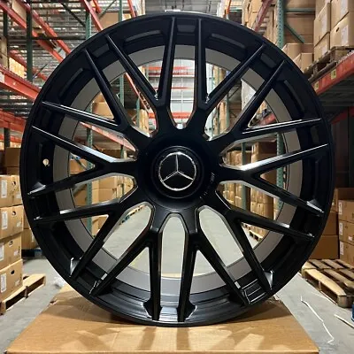 22  Gle Amg Style Satin Black Wheels Fits Mercedes Benz Gl350 Gl450 Gl550 Gl63 • $1199