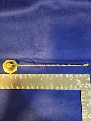 £11.60 • Buy Vintage Brass Twisted Handle Candle Snuffer 8.5  Inches