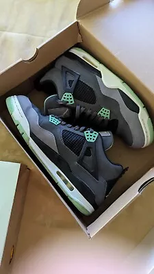 Size 11.5 - Jordan 4 Retro Green Glow (Replacement Box) • $240