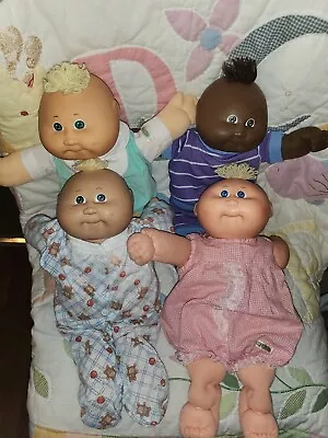 Vintage 1985 Preemie Cabbage Patch Kids Baby Doll Lot Of Four!!!  • $65