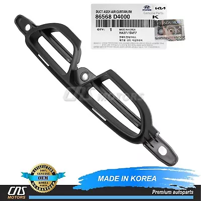$14.48 • Buy ✅GENUINE✅ Front Bumper Air Curtain Duct RIGHT For 16-18 Kia Optima 86568D4000