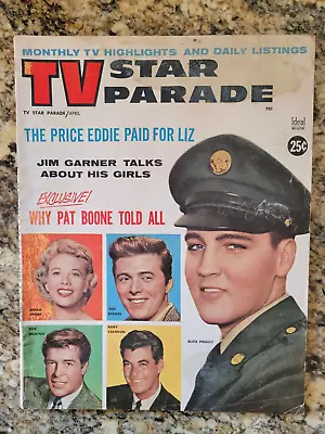 TV Star Parade Magazine April 1959- Elvis In The Army Cover • $9