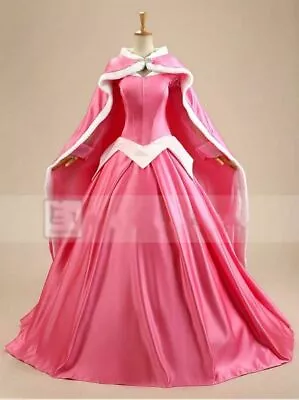 Adult Aurora Dress Sleeping Beauty Luxury Cosplay Costume ! • $48.98