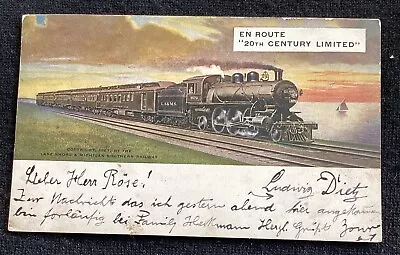 Limited 20th Century Postcard Lakeshore And Michigan Southern Railway Train  • $9.90