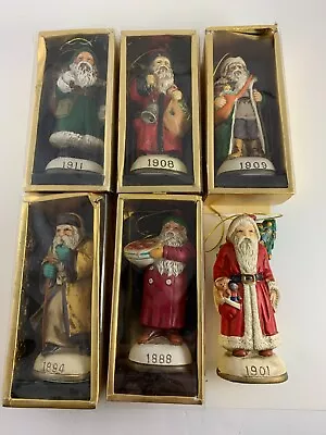 Memories Of Santa Collection Lot Of 6 Christmas Ornaments Vintage • $19