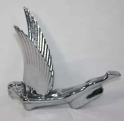 Vintage Flying Lady Winged Goddess Hood Ornament Chrome Hotrod Rat Rod Emblem  • $155