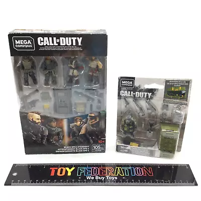 Mega Construx Call Of Duty Black Ops 4 Standoff & Hazmat Crate LOT • $19.99