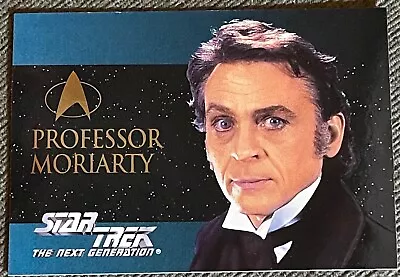 £4.35 • Buy 1995 Skybox Star Trek The Next Generation Prof.Moriarty Foil Embossed Insert S12