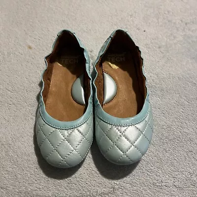 Umi Girls Blue Ballet Flat Shoe Size 10 NIB • £17.84