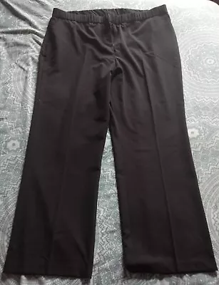 Magisculpt Smart Black Trousers Size 24 • £9.99