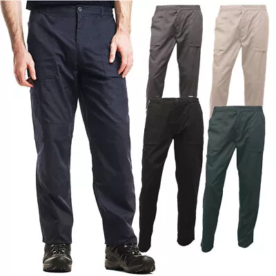 Regatta Mens Action Trousers Water Resistant Cargo Casual Hiking Walking Pants • £23.66