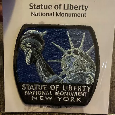 VTG STATUE OF LIBERTY NATIONAL MONUMENT NY Souvenir Sew On Patch • $14.75