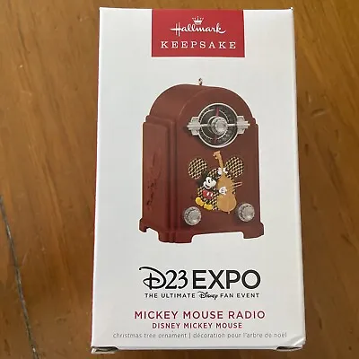 D23 Expo 2022 Hallmark Mickey Mouse Radio Christmas Ornament Event Exclusive • $30