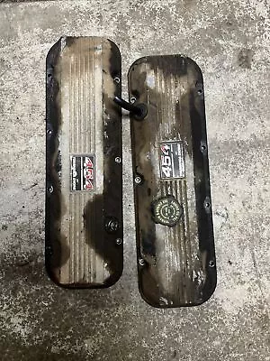 Chevy Chevrolet BBC OEM Diecast Aluminum Valve Covers Big Block 396 427 454 502 • $124.99