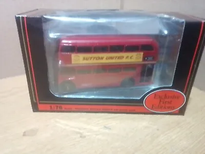 Efe Code 2 Very Rare Sutton United Centenary Model Bus • £33.99