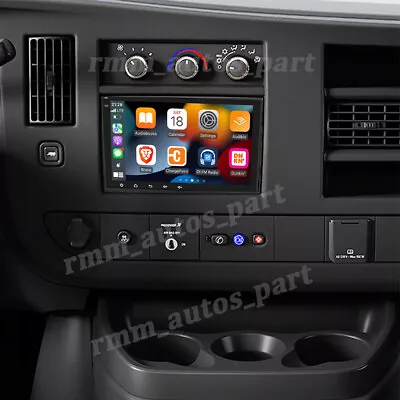 Android 13 8 CarPlay Car Radio Stereo GPS FM For Chevrolet Express 2008-2019 • $138.69